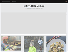 Tablet Screenshot of gretchenmckay.com